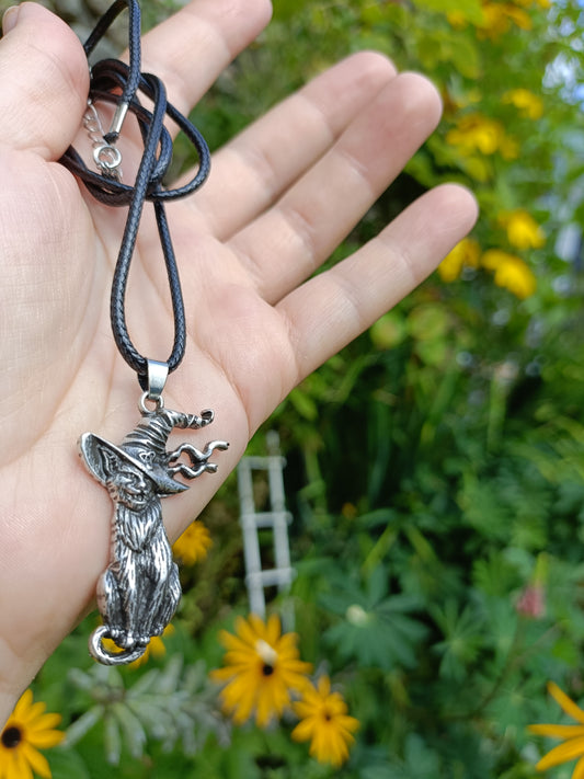 Cat Witch Necklace