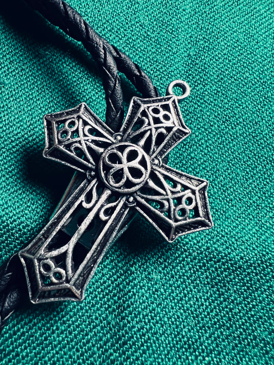 Celtic Cross Bolo Tie