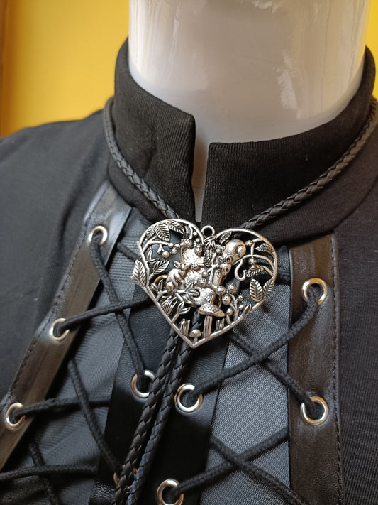 Heart of Autumn Bolo Tie