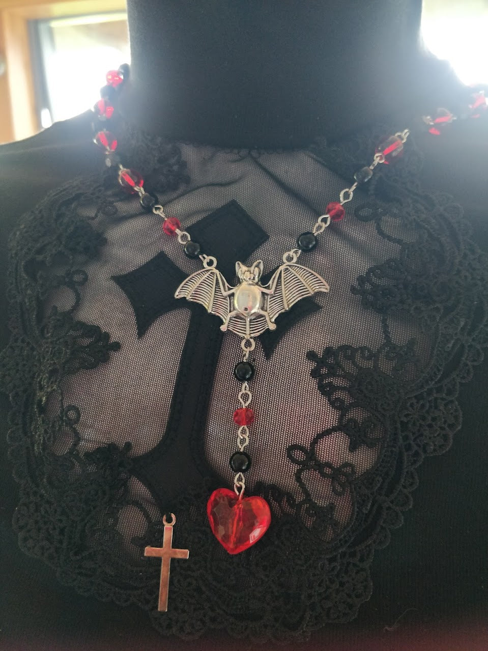 Vampires Heart Necklace