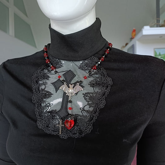 Vampires Heart Necklace
