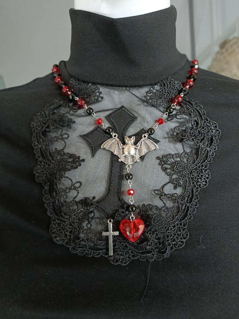 Vampires Heart Necklace