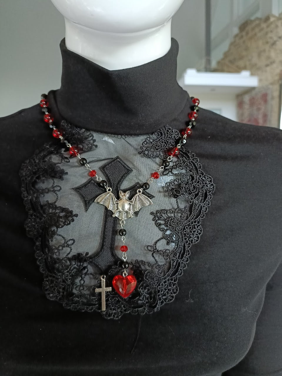 Vampires Heart Necklace