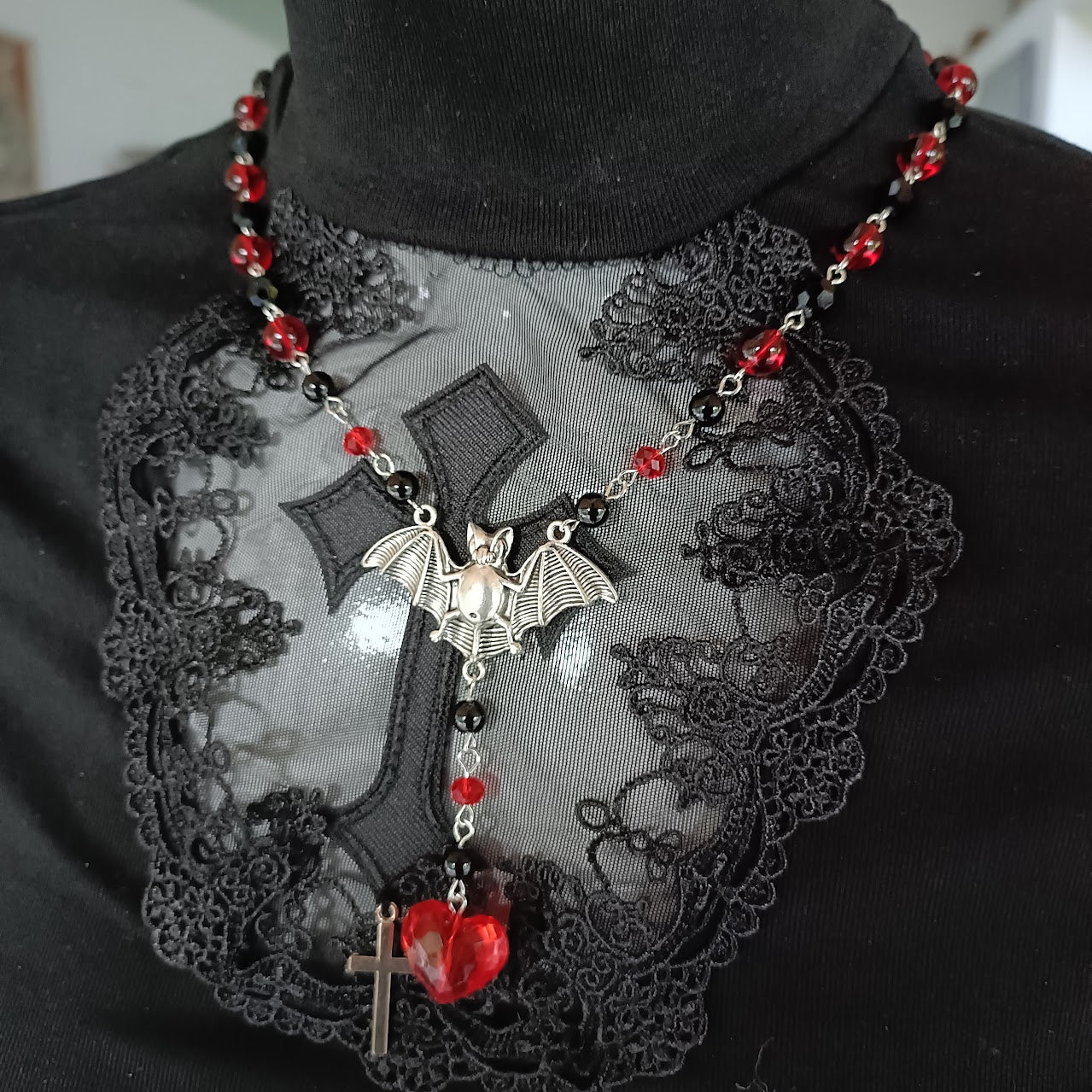 Vampires Heart Necklace