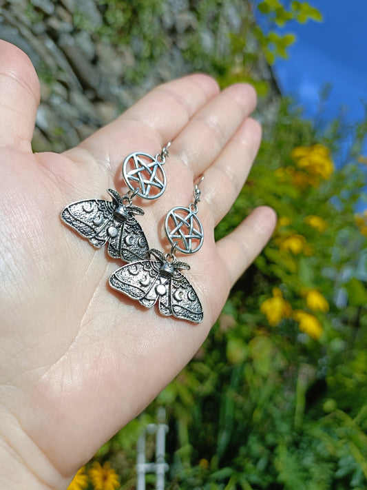 Esoteric Moth Earrings
