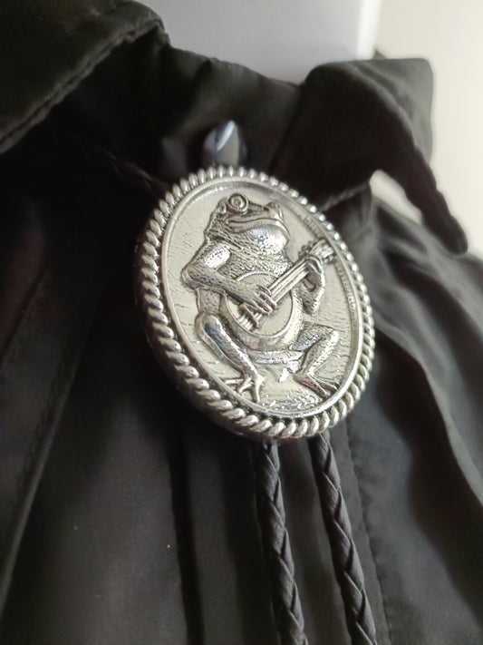 Cottagecore Frog Bolo Tie