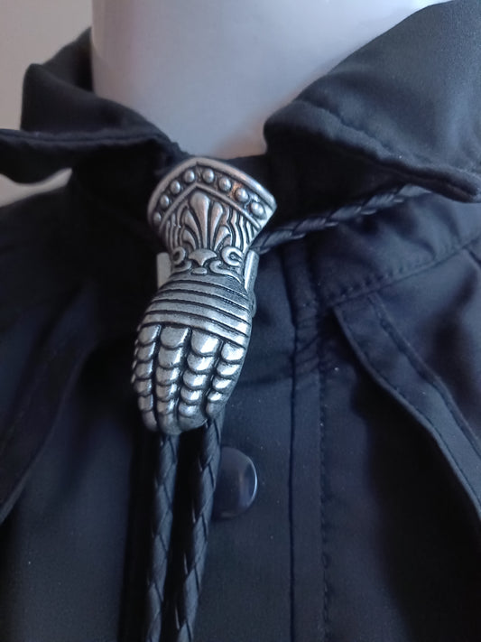 Medieval Gauntlet Bolo Tie
