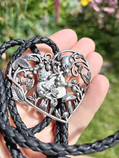 Autumn Mice Bolo Tie