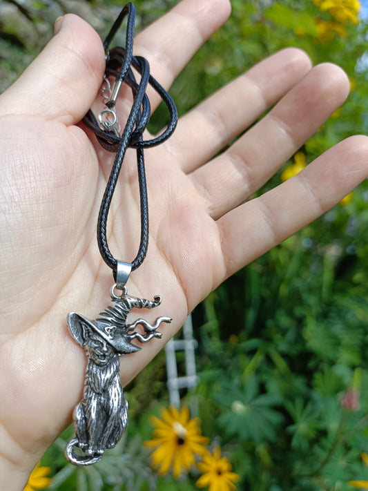 Cat Witch Necklace