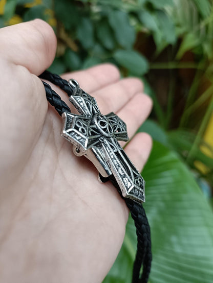 Celtic Cross Bolo Tie