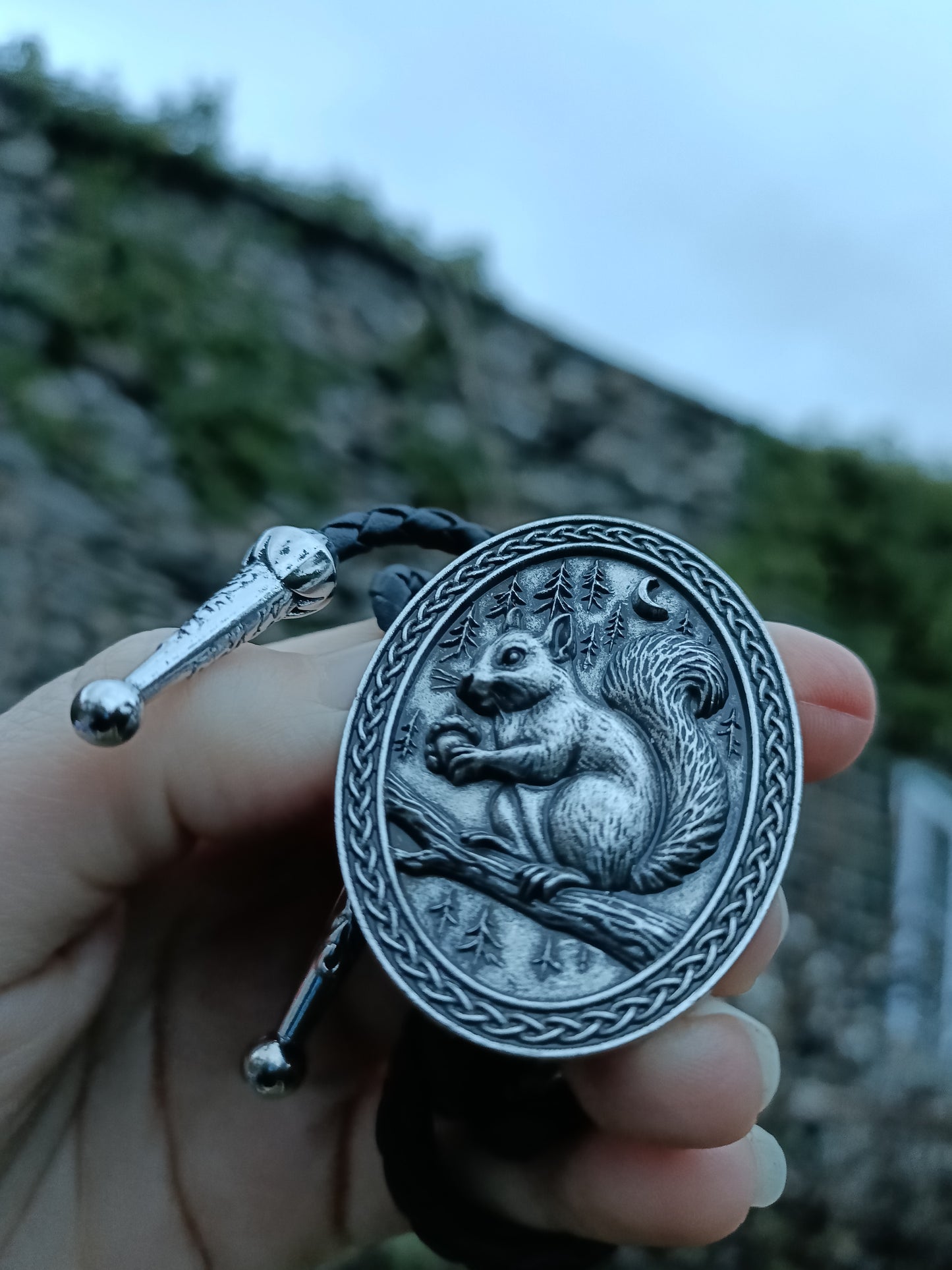 Country Squirrel Bolo Tie