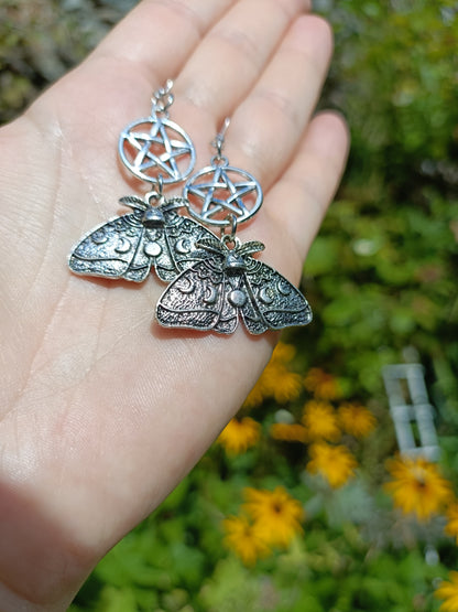 Esoteric Moth Earrings
