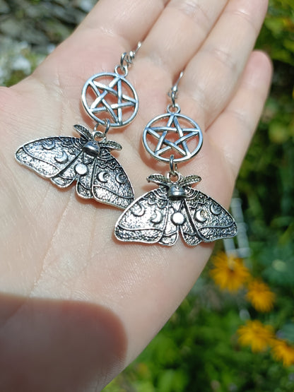 Esoteric Moth Earrings