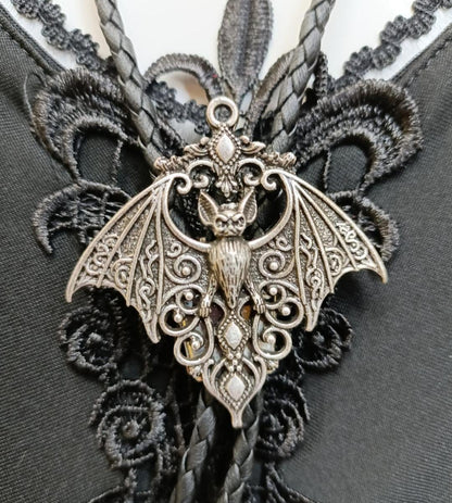 Gothic Vampire Bat Bolo Tie