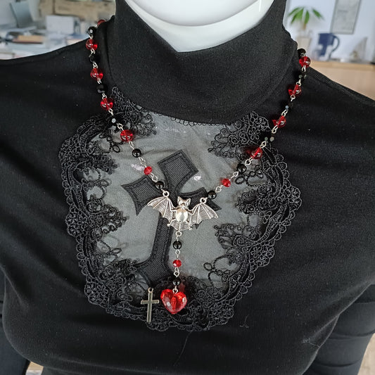 Vampires Heart Necklace