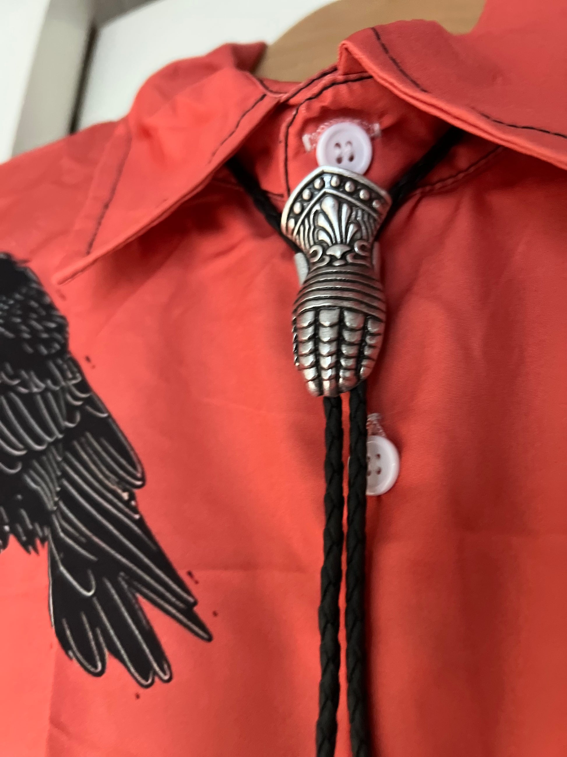 Medieval Gauntlet Bolo Tie