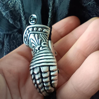 Medieval Gauntlet Bolo Tie