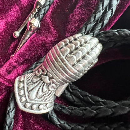 Medieval Gauntlet Bolo Tie