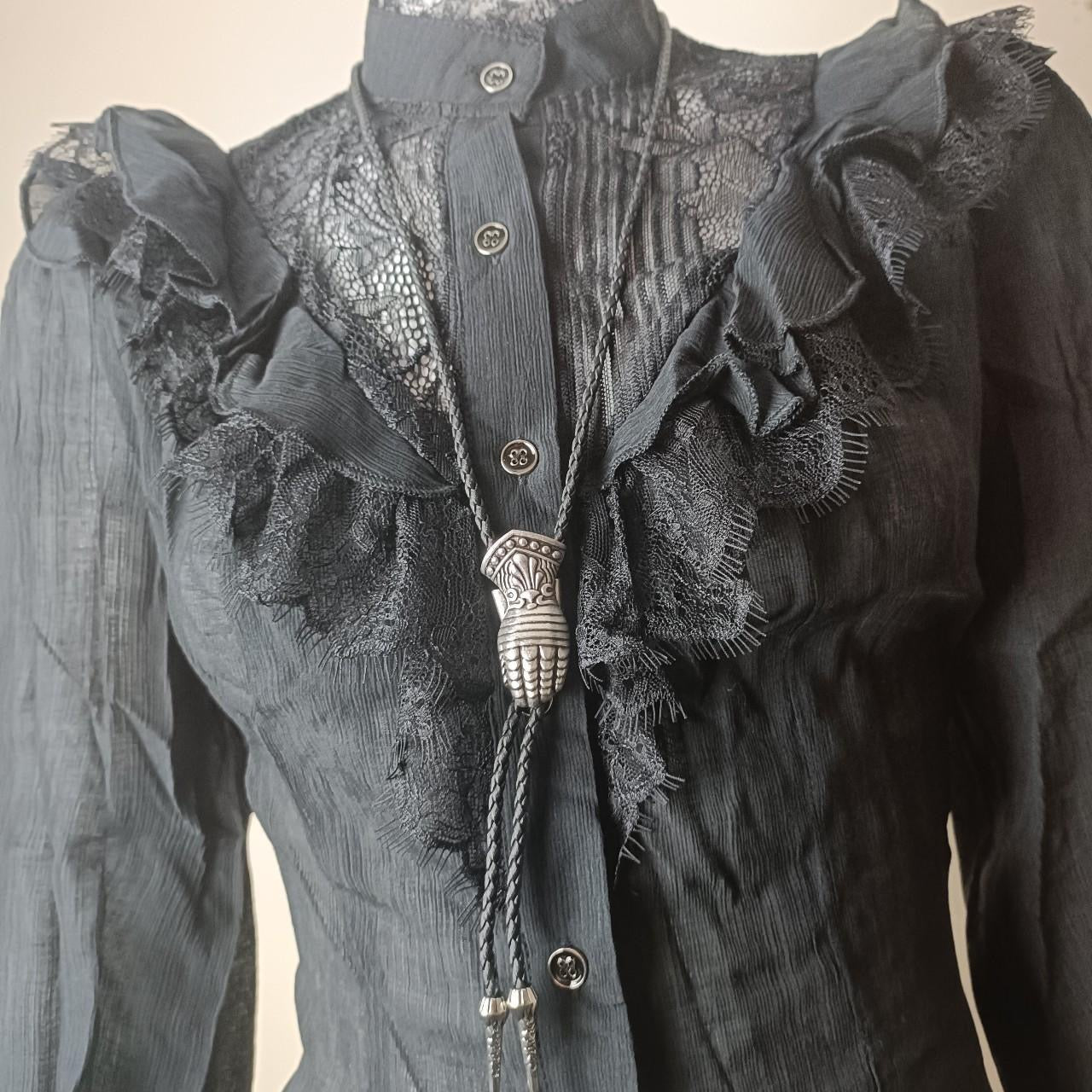 Medieval Gauntlet Bolo Tie