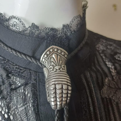 Medieval Gauntlet Bolo Tie