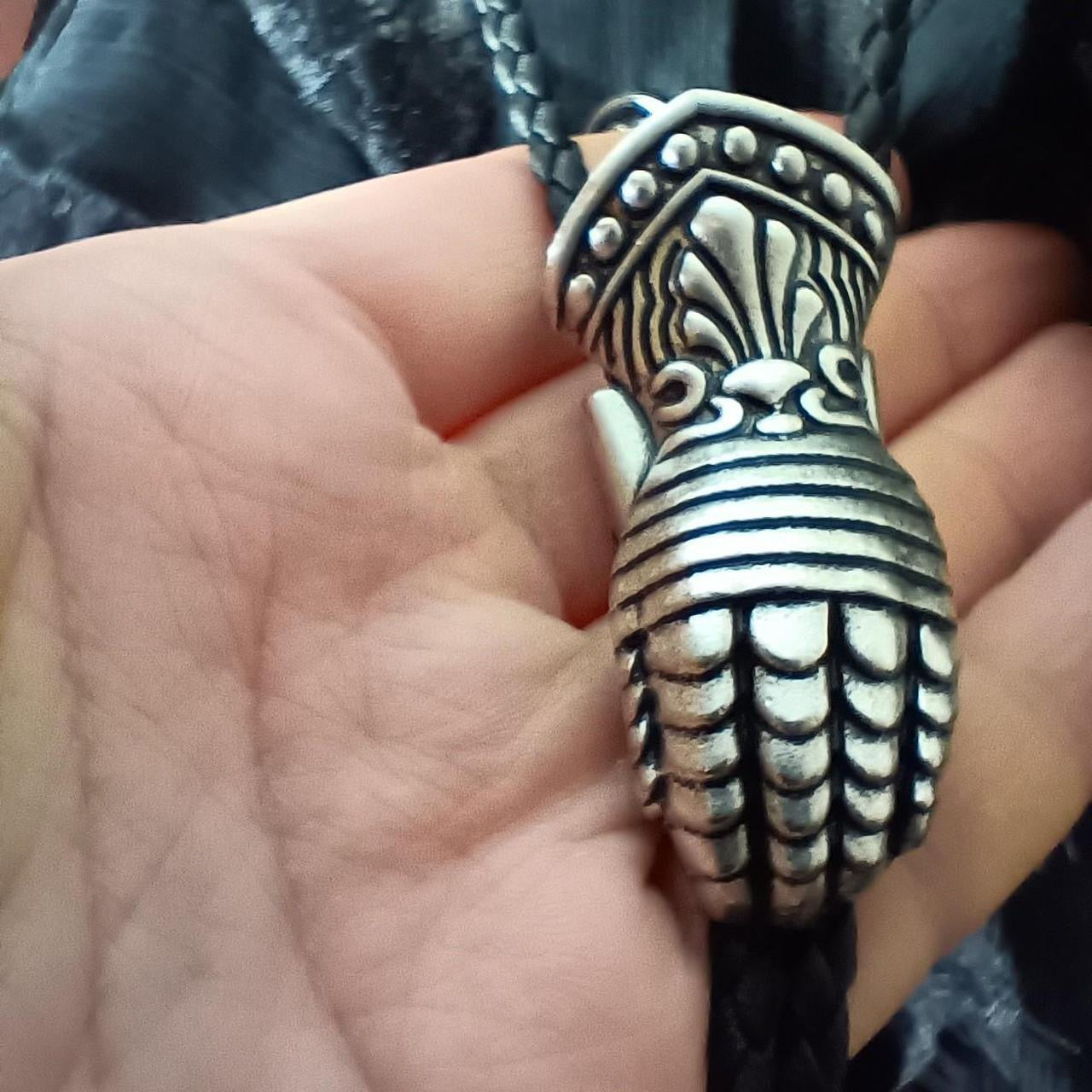 Medieval Gauntlet Bolo Tie