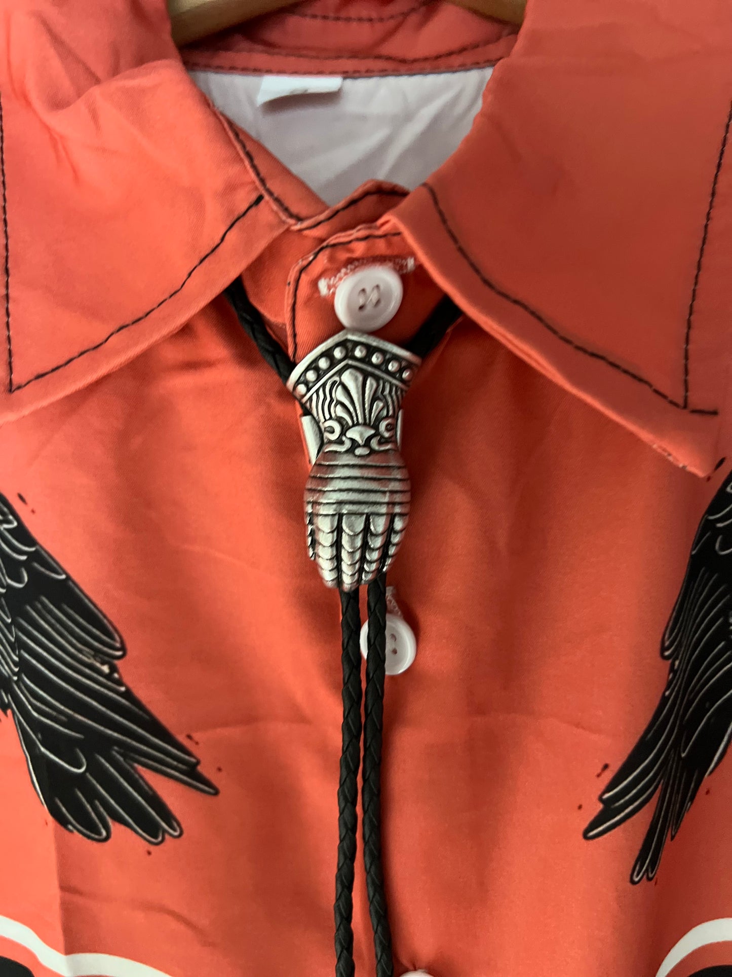 Medieval Gauntlet Bolo Tie