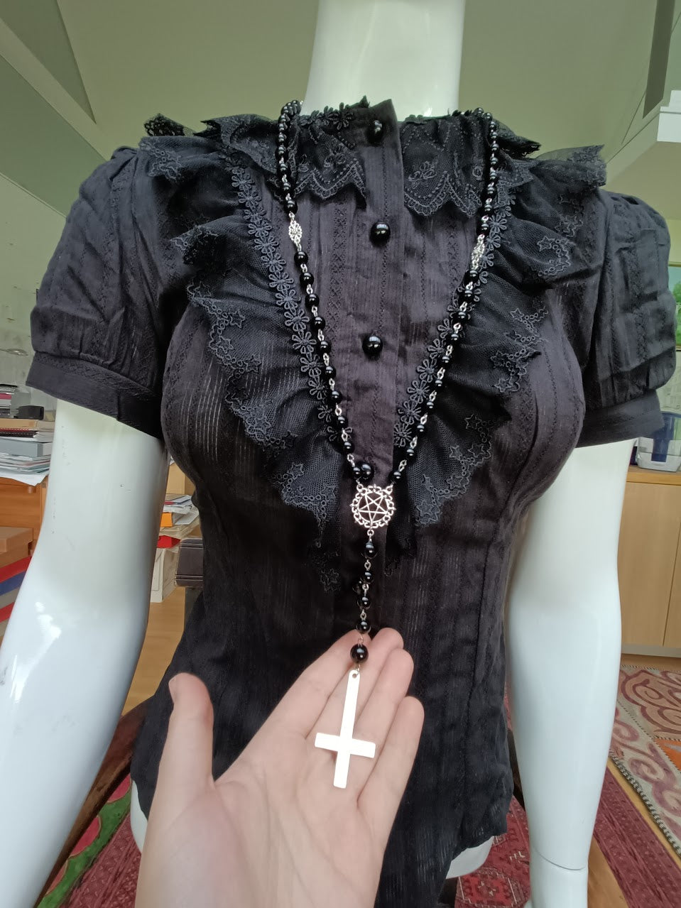 Occult Rosary- Inverted Cross