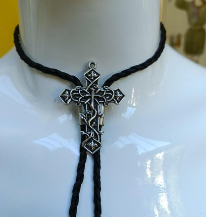 Southern Gothic Bolo Tie Cross