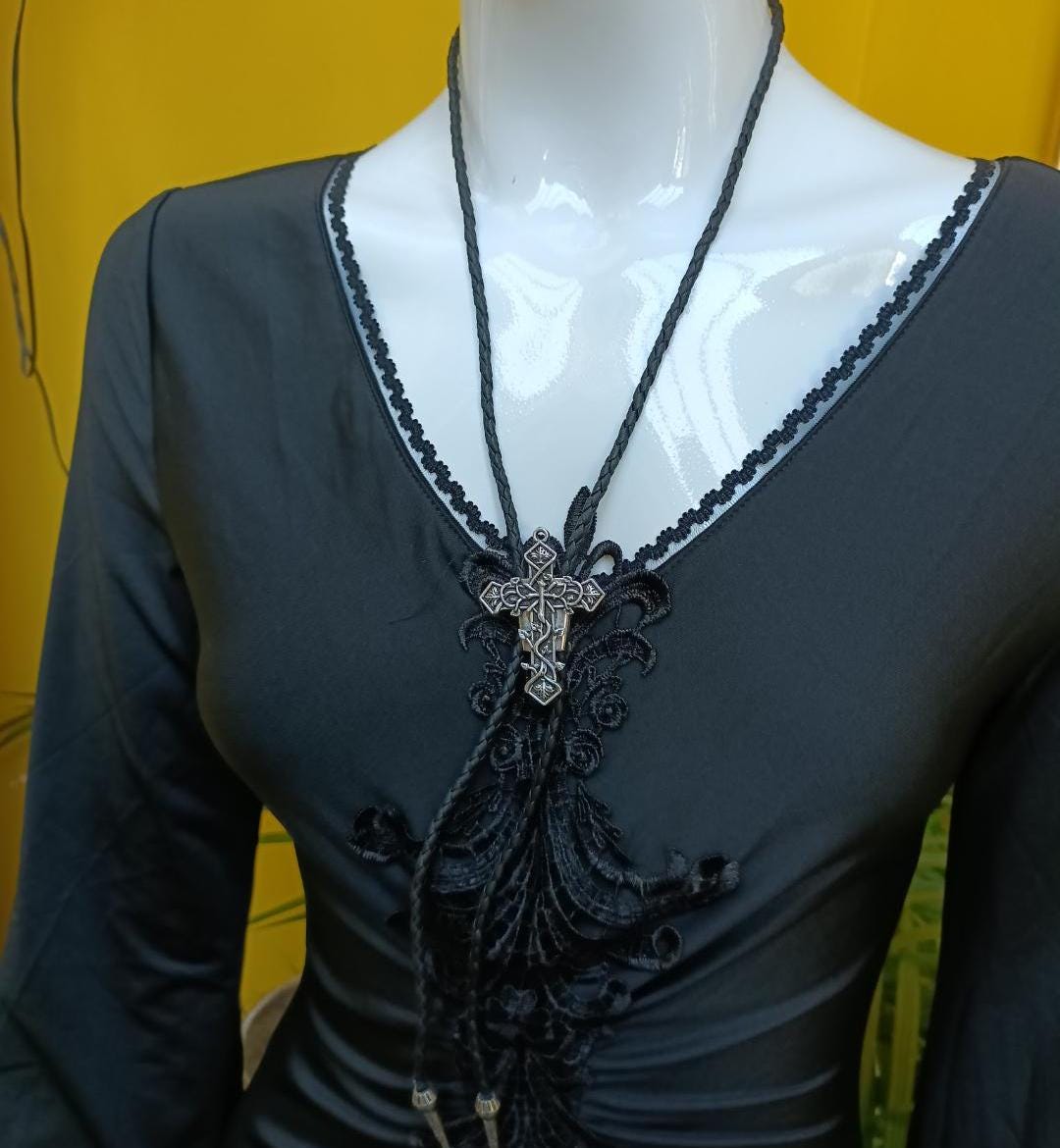 Southern Gothic Bolo Tie Cross