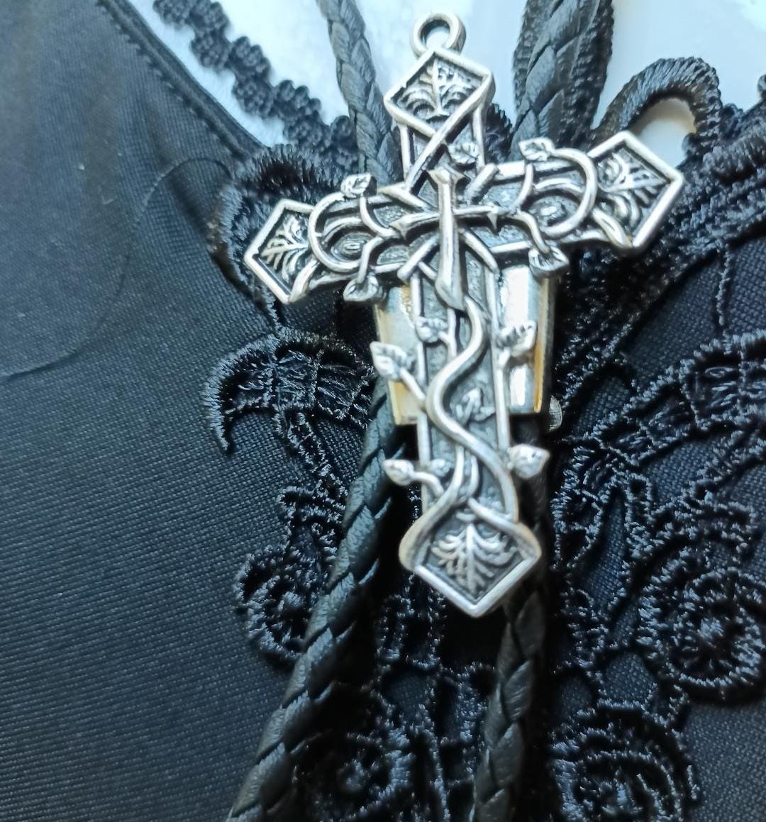 Southern Gothic Bolo Tie Cross