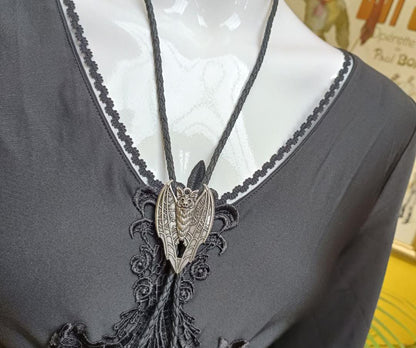 Vampire Bat Bolo Tie