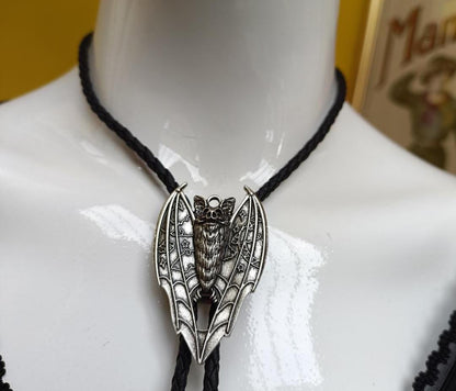 Vampire Bat Bolo Tie