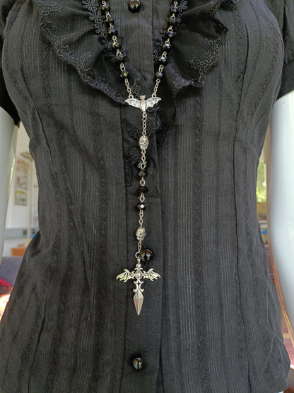Vampire Rosary,Skulls and Bats