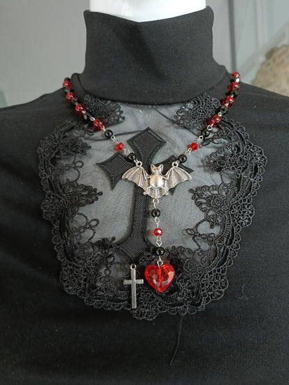 Vampires Heart Necklace