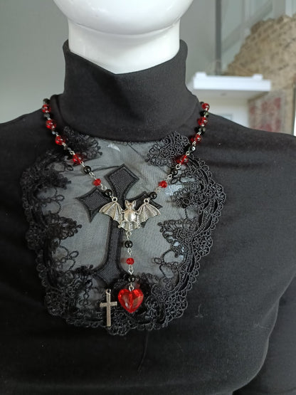 Vampires Heart Necklace