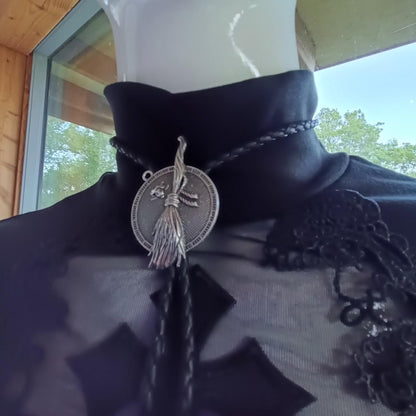 Witches Broom Bolo Tie