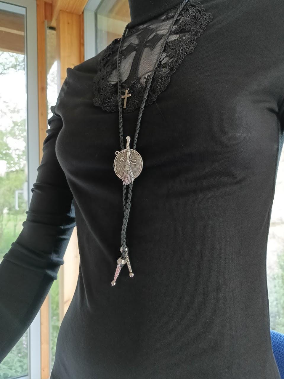 Witches Broom Bolo Tie