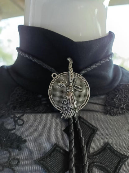 Witches Broom Bolo Tie