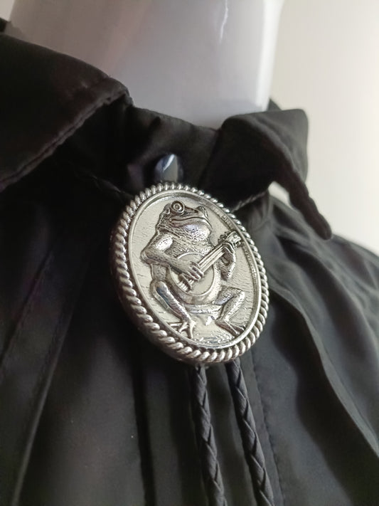 Cottagecore Frog Bolo Tie